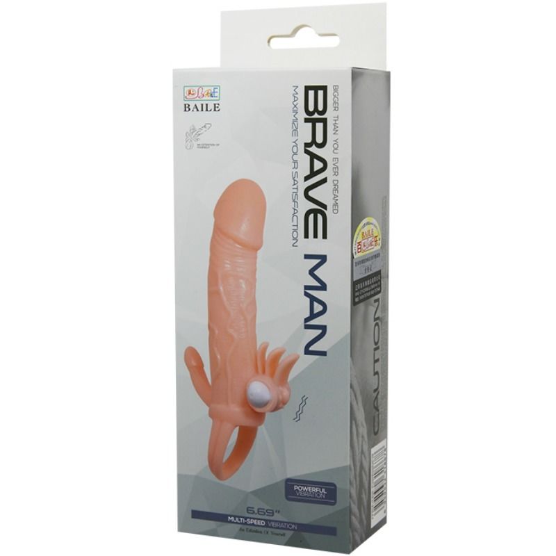 Baile For Him-Brave Man Penishülle mit Stimulation · Vibratoren (Bild 2)