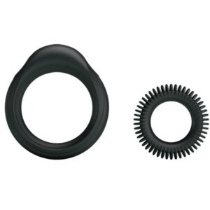 Baile For Him-Kit 2 Ringe aus Silikon Ring Manhood · Sextoys (Bild 5)