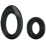 Baile For Him-Kit 2 Ringe aus Silikon Ring Manhood · Sextoys