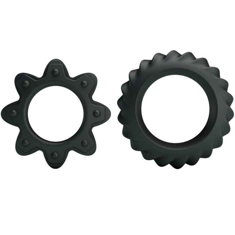 Baile For Him-Kit 2 Blume Ringe in Silikon, U-Boote · Sextoys (Bild 2)