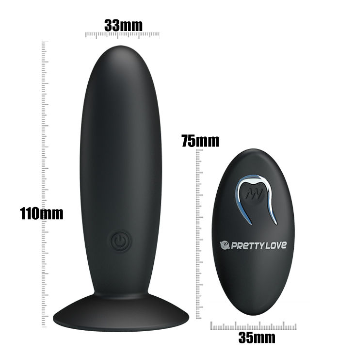 Remote Control-Analplug Wiederaufladbar mit Vibration und · Vibratoren (Bild 2)