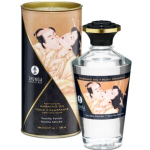 Shunga Oils-Fetish Vanilla Massageöl mit Wärmeeffekt