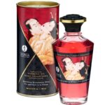 Shunga Oils-Massageöl Geschmack Erdbeeren mit Cava, Kalorieneffekt · Kosmetika & Aphrodisiaka