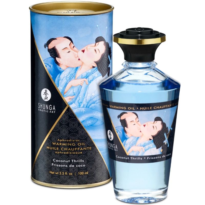 Shunga Oils-Massageöl Aroma Cocos, Heizeffekt, 100 ml · Kosmetika & Aphrodisiaka