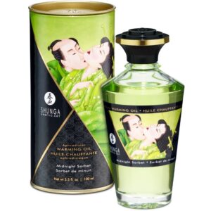Shunga Oils-Massageöl mit Wärmeeffekt Midnight Sorbet