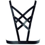 Bijoux Maze-Indiscrets Maze Harness mit Kreuzzug und Ausschnitt · Strap-on & Harness