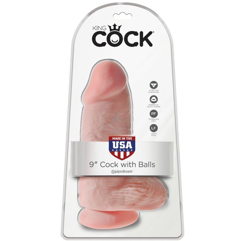 King Cock-Realistischer Penis Chubby 23 Cm-Saugnapf · Sextoys (Bild 5)