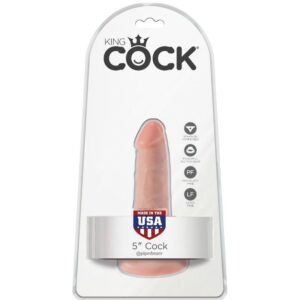 King Cock-Dildo mit Hoden 14 Cm Flesh-Saugnapf · Strap-on & Harness (Bild 5)