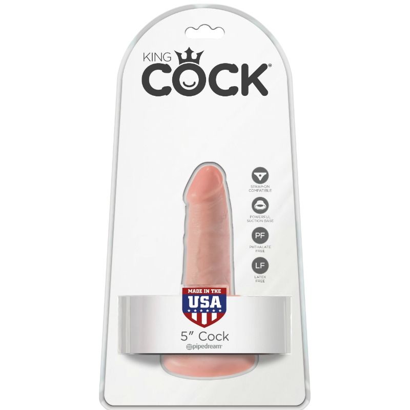 King Cock-Dildo mit Hoden 14 Cm Flesh-Saugnapf · Strap-on & Harness (Bild 5)
