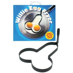 Spencer & Fletwood-Tablett für frittierte Eier in Form von Penis-Metall · Scherzartikel