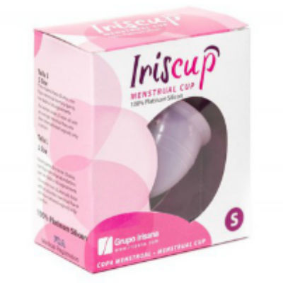 Iriscup-Kleiner Mestrual Cup Rosa + Geschenk-Sterilisator-Tasche · Oralsex & Körperspiele (Bild 3)