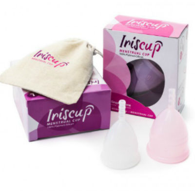 Iriscup-Großer Menstrueller Cup Rosa + Sterilisationsbeutel Kostenlos · Oralsex & Körperspiele (Bild 2)