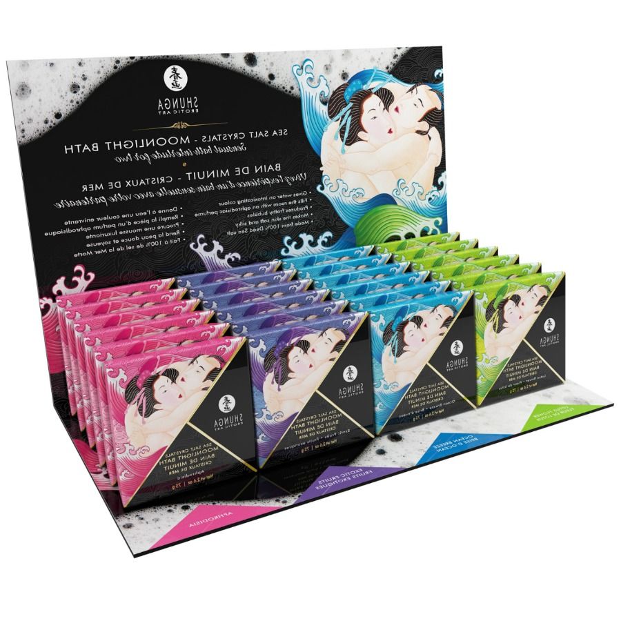 Shunga Bath Experience-Badezimmer Love Display + 24 Einheiten · Oralsex & Körperspiele