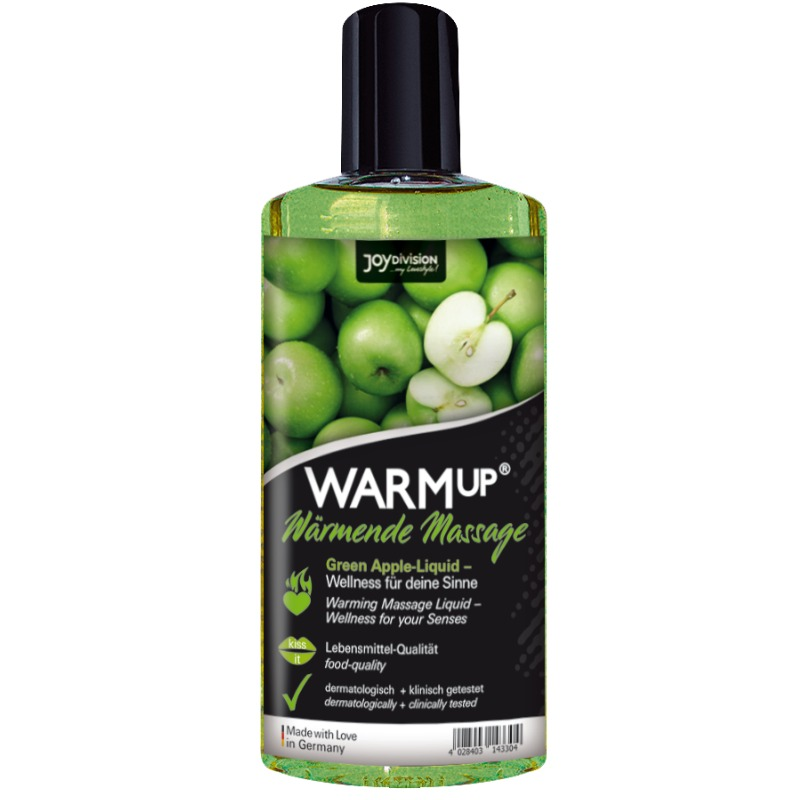 Joydivision Warmup-Apfel-Massageöl Grün – 150 Ml · Kosmetika & Aphrodisiaka