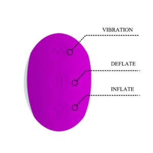 High Tech-Dempsey Vibrator Wiederaufladbar Gonfiable-Silizium, 7 Geschwindigkeiten · Vibratoren (Bild 5)