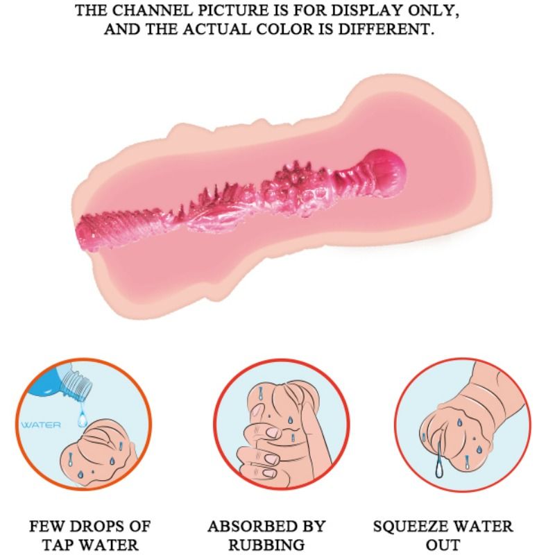 Crazy Bull-Masturbator Water Skin Vagina mit Vibrationsbällen · Masturbatoren (Bild 3)