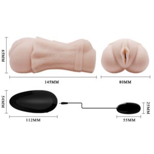 Crazy Bull-Water Skin Vagina Masturbator mit Vibrationsball 2 · Masturbatoren (Bild 3)