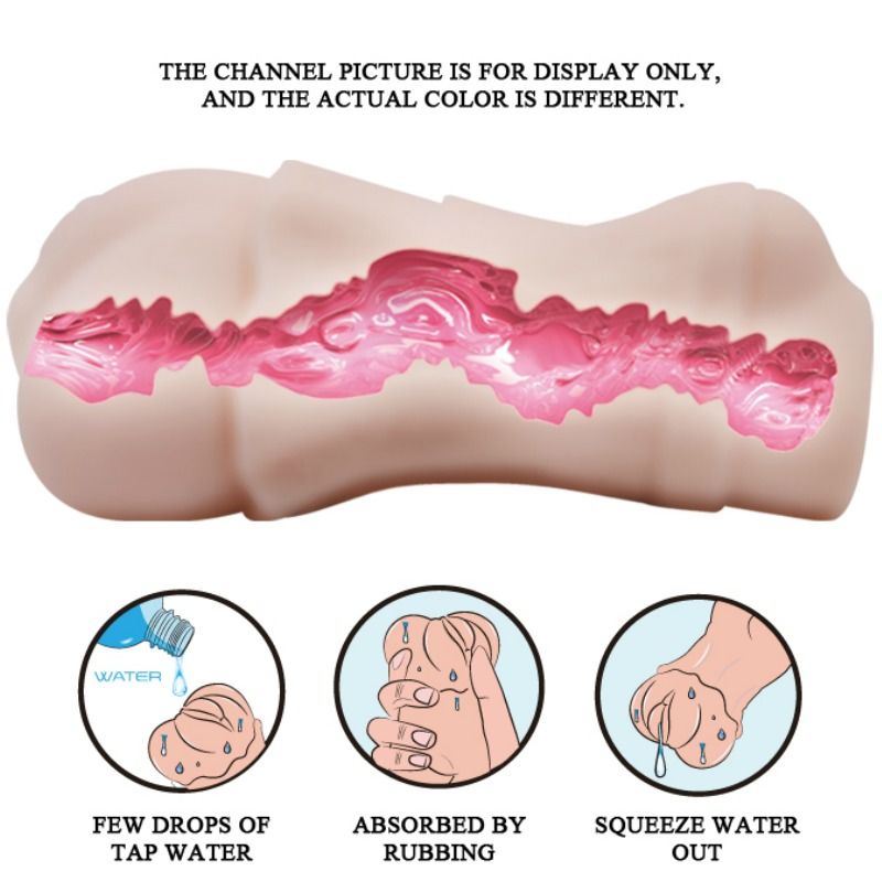 Crazy Bull-Water Skin Vagina Masturbator mit Vibrationsball 2 · Masturbatoren (Bild 6)