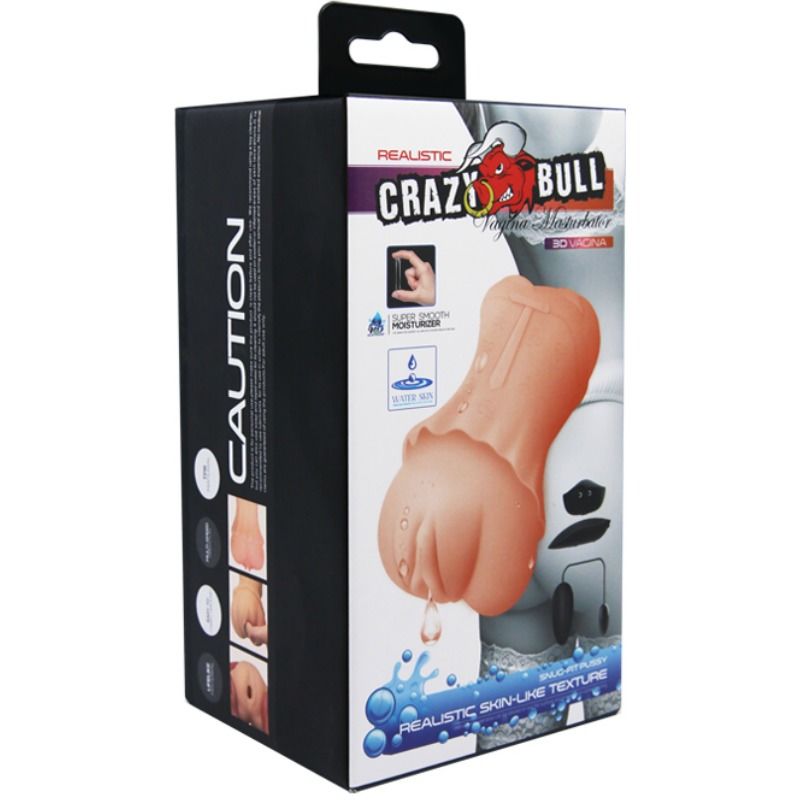 Crazy Bull-Water Skin Vagina Masturbator mit Vibrationsball 2 · Masturbatoren (Bild 4)