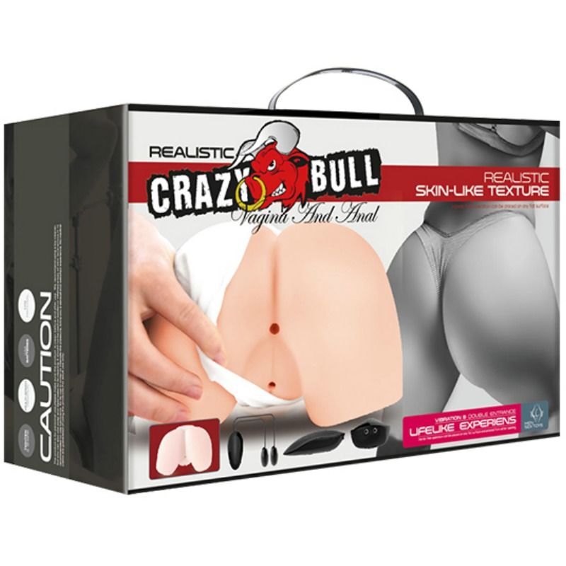Crazy Bull-Realistische Büste Mit Vagina Und Ano, Vibration Position 4 · Masturbatoren (Bild 10)