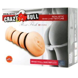 Crazy Bull-Masturbator mit Vagina Model 2-Silikon Ringen · Masturbatoren (Bild 5)