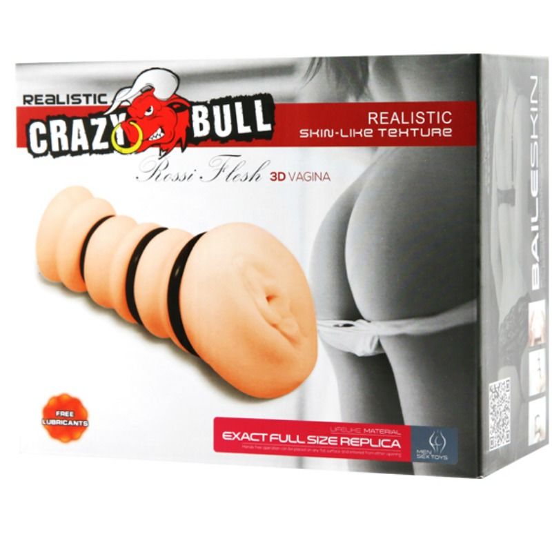 Crazy Bull-Masturbator mit Vagina Model 2-Silikon Ringen · Masturbatoren (Bild 5)