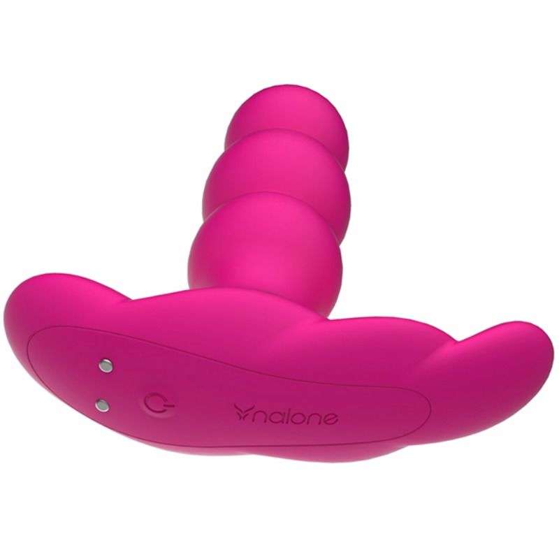 Nalone-Perle Vibrator anal mit Fernbedienung, Schwarz-Silikon, 7 Geschwindigkeiten · Vibratoren (Bild 3)