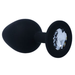 Intense Anal Toys-Shelki M Analplug Schwarz-Silikon, Wasserdicht · Sextoys (Bild 2)