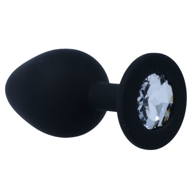 Intense Anal Toys-Shelki M Analplug Schwarz-Silikon, Wasserdicht · Sextoys (Bild 2)