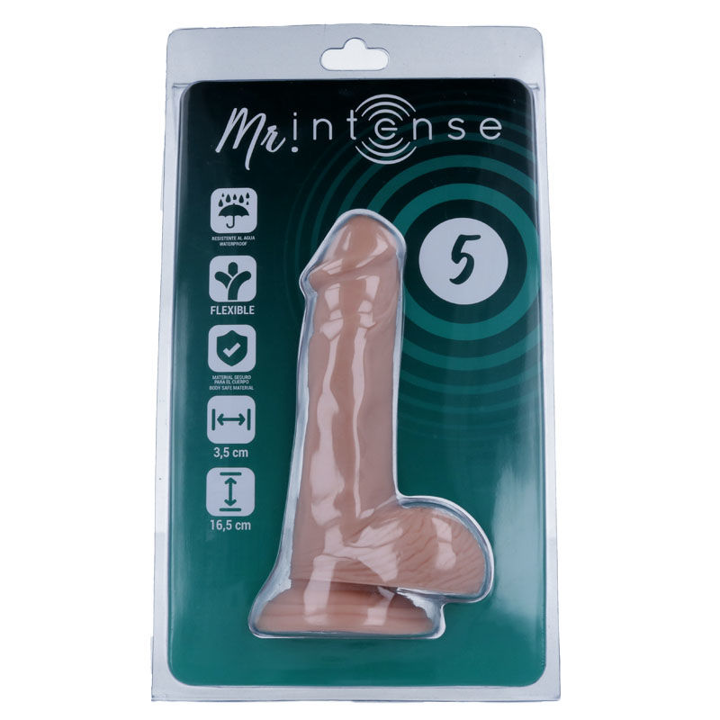Mr. Intense Dildos-5 Realistischer Penis 16.5 Cm -o- 3.5 Cm-PVC, Saugnapf · Strap-on & Harness (Bild 2)