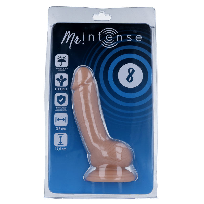 Mr. Intense Dildos-8 Dildo Realistisch 17.6 Cm -o- 3.5 Cm-PVC, Saugnapf · Strap-on & Harness (Bild 2)