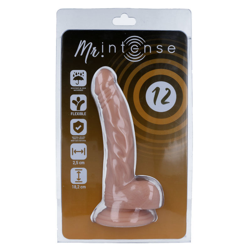Mr. Intense Dildos-12 Dildo Realistisch 18.2 Cm -o- 2.5 Cm-PVC · Strap-on & Harness (Bild 3)