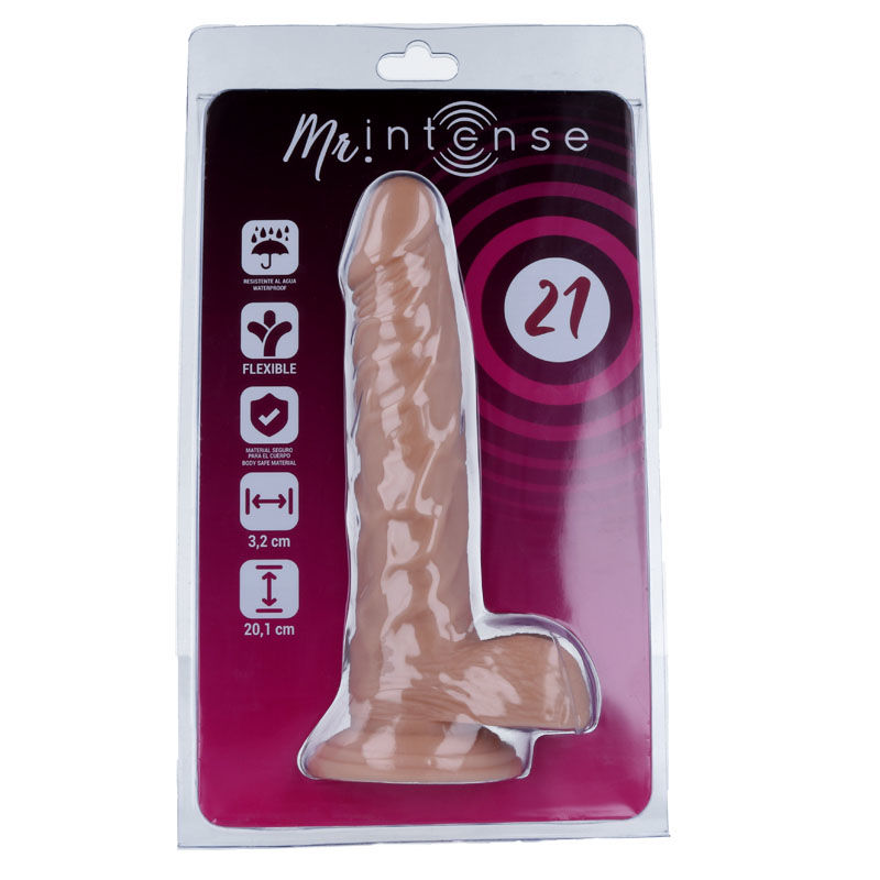 Mr. Intense Dildos-21 Dildo Realistisch 20.1 Cm -o- 3.2 Cm-PVC · Strap-on & Harness (Bild 3)