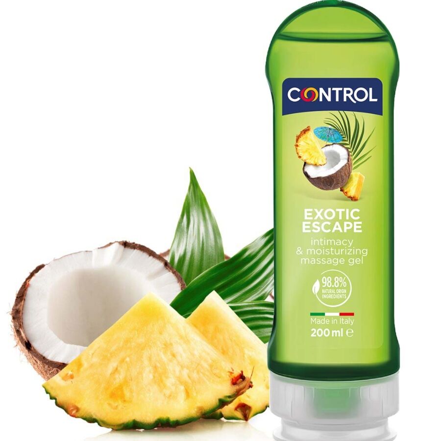 Control Lubes-2 in 1 Massagegel Exotic 200 ml