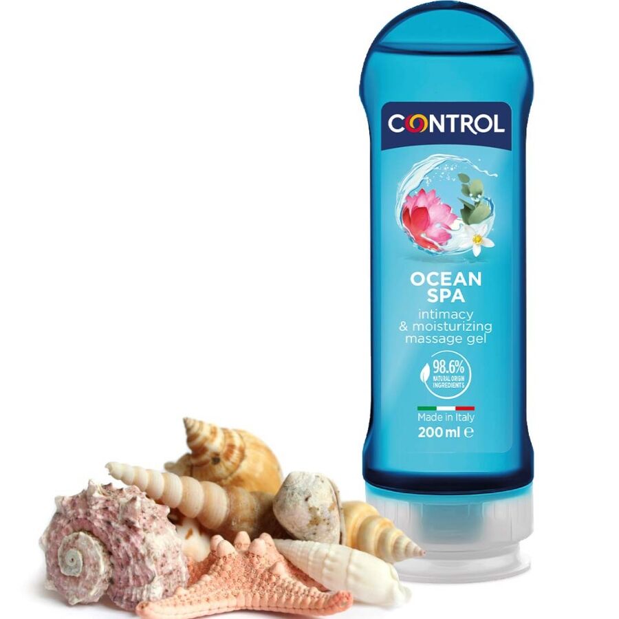 Control Lubes-2 in 1 Massage und Vergnügen Mittelmeer 200 Ml · Kosmetika & Aphrodisiaka