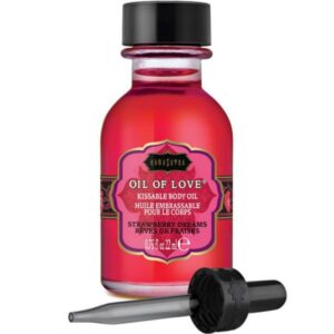 Kamasutra Cosmetics-Essbares Öl Erdbeere 22 ml
