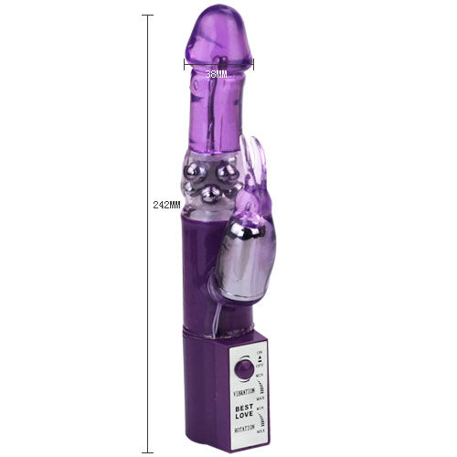Baile Rotations-Hot Lady II Rabbit Pearl Rotator-TPE, Drehung · Vibratoren (Bild 3)