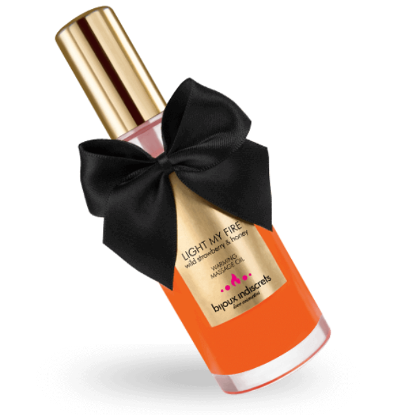 Bijoux Love Cosmetiques-Wärmendes Massageöl Aroma-Erdbeere