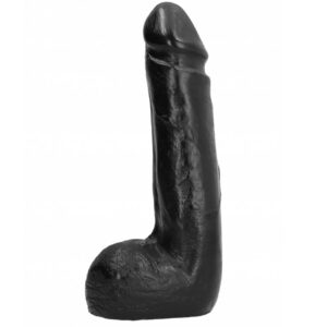 All Black-Dildo Realistisch Weich Schwarz 20 Cm-TPR · Sextoys (Bild 3)
