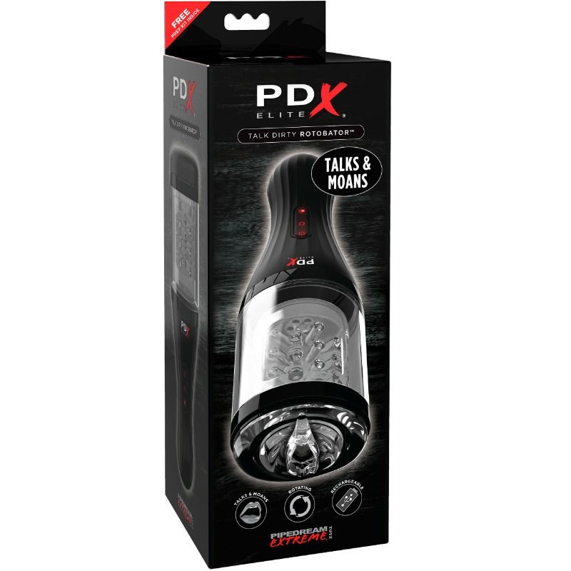Pdx Elite-Verführerisch-TPR, Wiederaufladbar, USB · Masturbatoren (Bild 3)