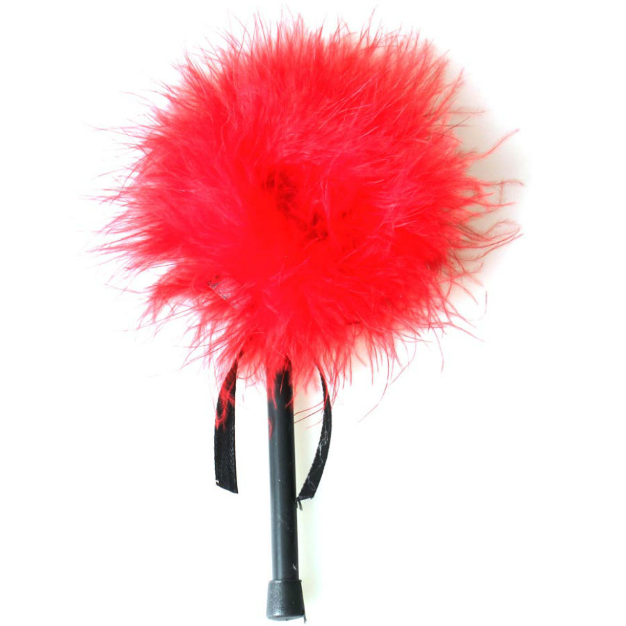 Secretplay 100% Fetish-Duster von Penis Marabou Rot · Sextoys (Bild 2)