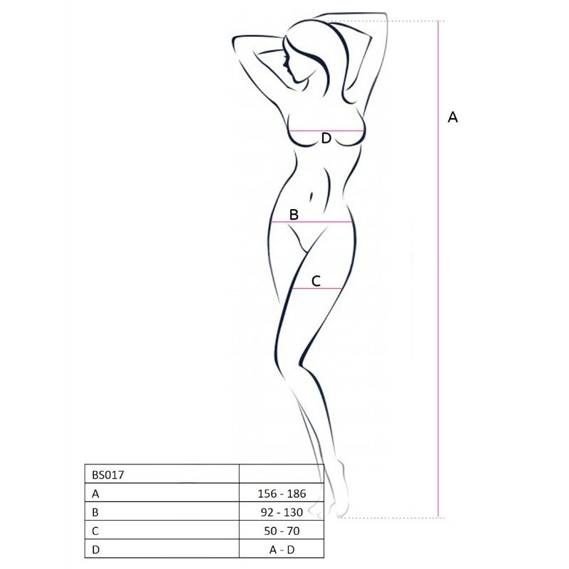 Passion-Bodystocking BS017 des Netzes · Spicy Dessous & Bodystockings (Bild 4)