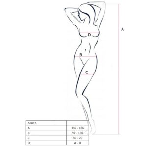 Passion Woman Bodystockings-Woman BS019 Bodystocking Schwarz One · Spicy Dessous & Bodystockings (Bild 2)