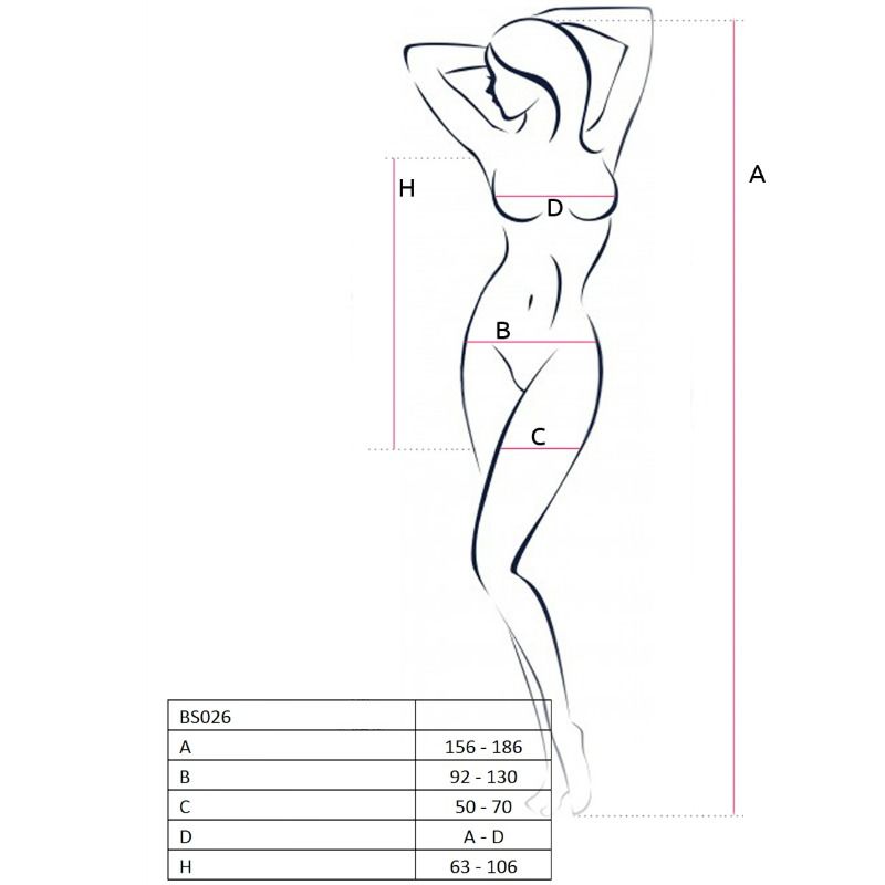Passion Woman Bodystockings-Woman BS026 Bodystocking Stil Kleid · Spicy Dessous & Bodystockings (Bild 2)