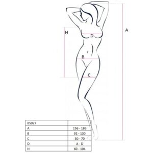 Passion Woman Bodystockings-Bodystocking Netzwerk Stil Anzug · Spicy Dessous & Bodystockings (Bild 2)