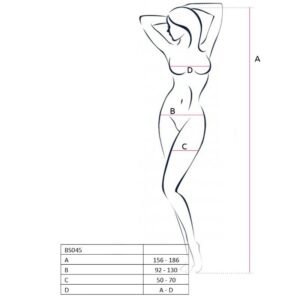Passion Woman-Woman BS045 Bodystocking Schwarz One Size · Spicy Dessous & Bodystockings (Bild 2)