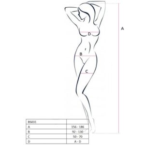 Passion-Bodystocking BS031 des Netzes · Spicy Dessous & Bodystockings (Bild 5)