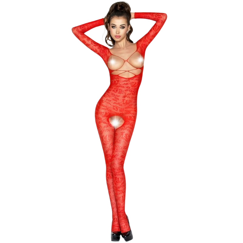 Passion-Bodystocking BS031 des Netzes · Spicy Dessous & Bodystockings (Bild 6)