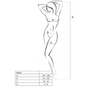 Passion-Bodystocking BS036 Netzwerk · Spicy Dessous & Bodystockings (Bild 2)
