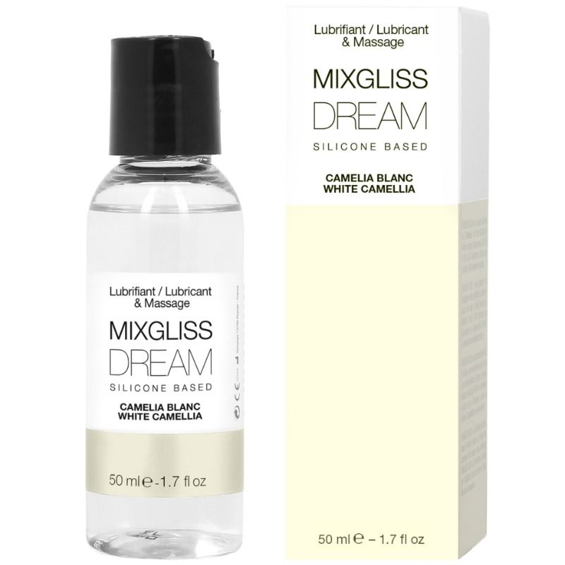 Mixgliss-Dream White Camelia Gleitgel auf Silikonbasis 50 ml